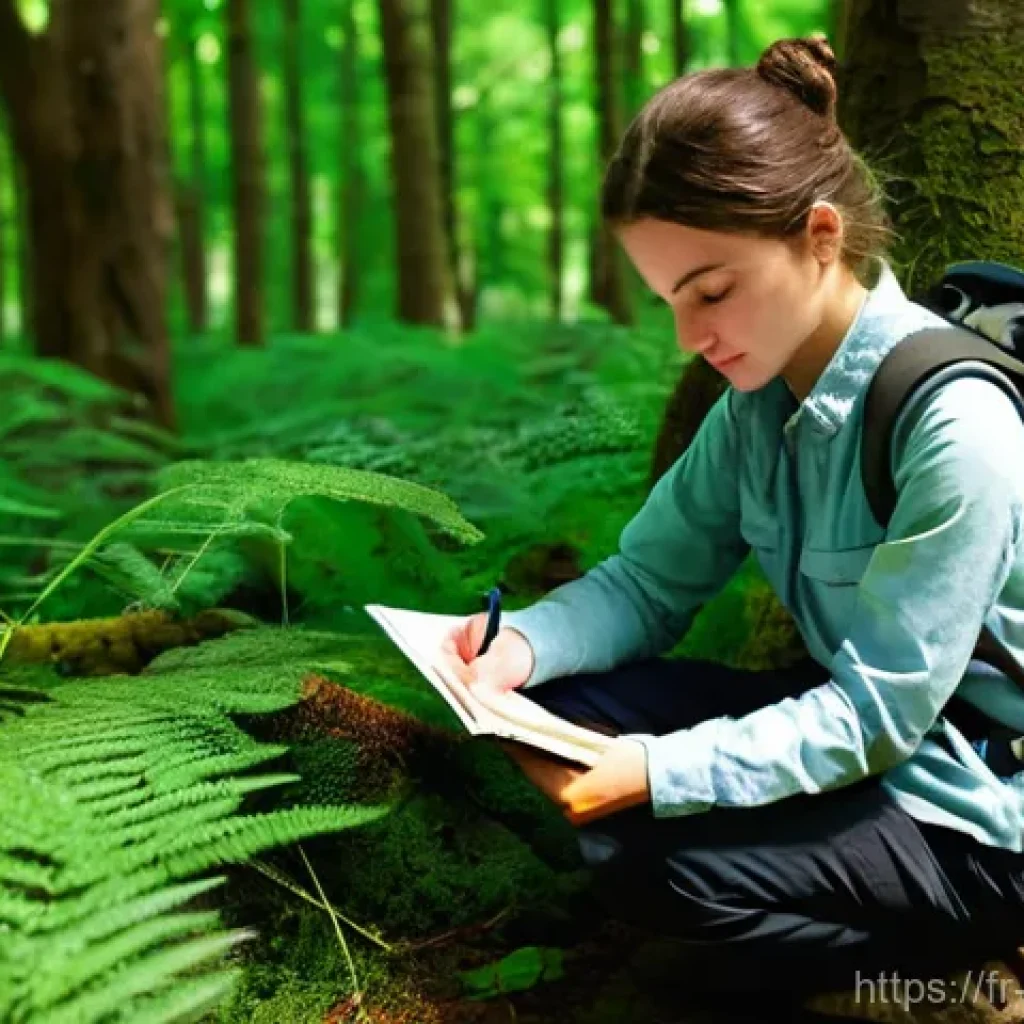 생물다양성 보전 분야 자격증 취득 가이드 - **Prompt 1: Dedicated Field Study in Rural France**
    A young, focused woman in her early twenties...