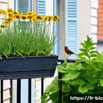 Home 13 생물다양성 보전 업무 팁 - **Prompt:** A vibrant, flourishing urban balcony garden on a sunny day in a historic French city, re...