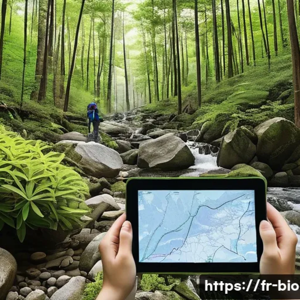 생물다양성 보전 전문가 스킬셋 - A detailed scene of a multidisciplinary environmental conservation team in South Korea conducting a ...